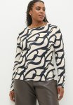 Edit Printed Tee - Choc Tobacco Swirl