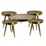5 Piece Modern And Stylish Dining Table