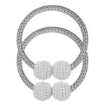 2 Piece Magnetic Curtain Tieback Rope Holdback Set