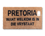 Matnifique Coir Design Doormat - Pretoria 700 X 400 X 14MM