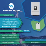 Deye 5KW Hybrid Inverter And 10.6KWH Wall Mount Lbsa Battery Combo