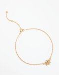 Goldair Gold Plated Sterling Silver Lotus Bracelet Or Anklet
