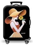 Printed Luggage Protector - Daisy Love - XL