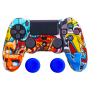 Silicone Cover For PS4 Controller & Joystick Caps - Graffiti