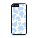Custom Printed Tpu Cases - Apple Iphone 7 Plus Apple Iphone 8 Plus & 39 Blue Cow Print& 39 By