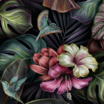 Tropical Pvc Table Runner