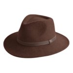 House Of York Wilde Fedora Mixed Brown