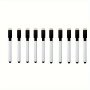 10PCS Erasable Whiteboard Marker Pens With Built-in Erasers - Nonmagnetic Multi-use Office Stationery Supplies