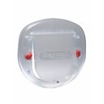 Big Cat Small Dog Pet Door - Frosted Clear