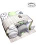 ABC-123 Hooded Towels And Washcloths 8PC Set