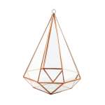 Pyramid 17X17X24.5CM Rosegold