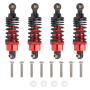 4PCS Aluminum Alloy Shock Absorbers Damper Set For Tamiya TT-01 Red