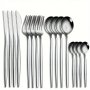 16PCS Stainless Steel Portuguese Cutlery Set Includes Knives Forks Spoons And Dessert Spoons Tableware Set Suitable For Home Kitchen And Restaurant