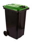 240 Wheelie Bins For Recycling Green Lid