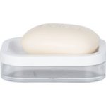Wenko Oria Range Soap Dish White & Clear