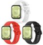 3 Pack Strap Silicone Lightweight Sport Wristband Compatible With Huawei Watch Fit 3 Band