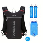 Ultralight Running Backpack 5L Water Bladder Soft Water Bottle Outdoor Marathon Running Cycling Sports Bag