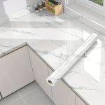 1 Roll Self-adhesive Kitchen Stickers Waterproof And Oil-proof Self-adhesive Wall Stickers Stove Countertop Ceramic Tile Cabinet