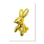 Goldair Gold Bunny Art Print - A3