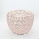 Opel Open Weave Storage Basket - Light Pink - Medium 30 X 24.5CM