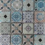 Porcelain Moroccan Mosaic Tile Taliouine 15 X 15CM