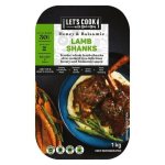 Pnp Let's Cook Honey & Balsamic Lamb Shanks 1KG