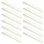 12 Pack 8 Hole Soprano Recorders Descant Flute With Cleaning Rod German Style For Beginner Graduation Or Back To School Gift White