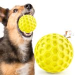 Zrifaqesw Squeaky Dog Toys For Aggressive Chewers Indestructible Dog Balls For Aggressive Chewers Squeaky Balls For Dogs Interac
