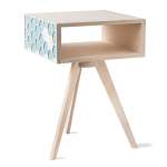 Turquoise Hexa Bedside Table