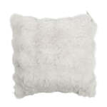 White Faux Fur Scatter Cushion