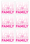 Personalised Gift Stickers - Lots Of Love