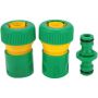 3PIECES Garden Hose Quick Connector Premium Pp Material Easy Installation