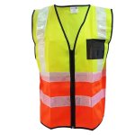 Dromex Vest Reflective 2TONE SA-2T M Lime orange