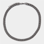 Men&apos S Gunmetal Chunky Double Cuban Necklace