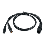 Garmin Dual Beam 6-PIN Transducer To 4-PIN Sounder Adapter Cable