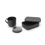 Brabantia Make & Take Lunch Set 2 Piece - Dark Grey