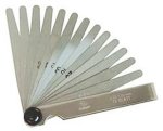 Feeler Gauge 0 05-1MM - 20 Blade 100MM Length
