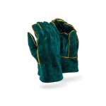 Gloves Welders Green Leather 5CM
