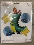 Dinosaur 5 PC Balloon Set