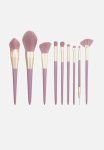 9 Piece Purple Makeup Brush Set + Pouch