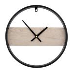 40CM Harper Black Metal Clock