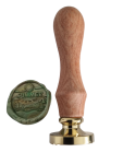 Wax Seal Stamp With Brass Head And Wooden Handle - Summer Vibes - 25MM