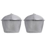 Stainless Steel Twist Lock Mesh Tea Ball Tea Infuser With Hook Chain