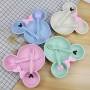 Set Of 3 Butterfly Bowl For Toddlers - Blue