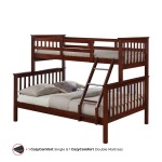 Tri Wooden Bunk With Cozycomfort Mattresses