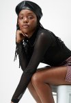 Superbalist Faux Leather Beret - Black
