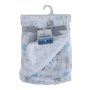 Mink Sherpa Blanket - Blue Feather