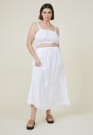 Cotton On Curve Haven Maxi Skirt - White