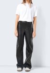 Andu Yolanda Pu High Waist Wide Pants - Black