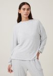 Cotton On Super Soft Asia Fit Relaxed Slim Pant - Light Grey Marle